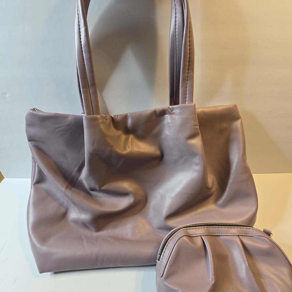 Neiman Marcus Soft Purple Hobo Bag Set